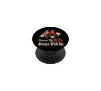 Cardinal Forever My Wife Always With Me Memorial Gift PopSockets Adhesive PopGrip