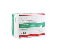 Cardinal Health™ Wings™ Ultra Quilted Stretch Brief with BreatheEasy™ Technology, Extra Heavy Absorbency, Adult Disposable Briefs, Size 3 (2XL/3XL), Green, Case of 60 (4 Bags of 15)