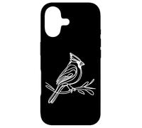 Cardinal Line Art Birdwatcher Case for iPhone 17