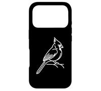 Cardinal Line Art Birdwatcher Case for iPhone 17 Pro