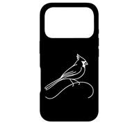 Cardinal Line Art Birdwatcher Case for iPhone 17 Pro