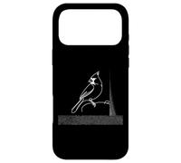 Cardinal Line Art Birdwatcher Case for iPhone 17 Pro Max