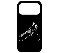 Cardinal Line Art Birdwatcher Case for iPhone 17 Pro Max