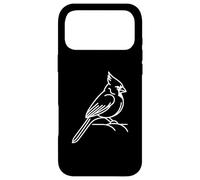 Cardinal Line Art Birdwatcher Case for iPhone 17 Pro Max