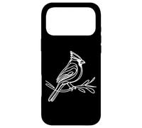Cardinal Line Art Birdwatcher Case for iPhone 17 Pro Max