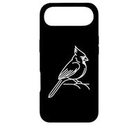Cardinal Line Art Birdwatcher Case for iPhone Air