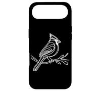 Cardinal Line Art Birdwatcher Case for iPhone Air
