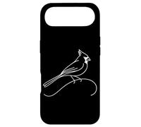 Cardinal Line Art Birdwatcher Case for iPhone Air