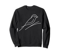 Cardinal Line Art Birdwatcher Sweatshirt