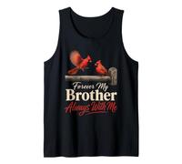 Cardinal Memorial Forever My Brother Always with Me Tank Top