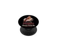 Cardinal Memorial Forever My Daughter Always With Me PopSockets Adhesive PopGrip