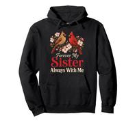 Cardinal Memorial Forever My Sister Always With Me Pullover Hoodie