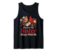 Cardinal Memorial Forever My Sister Always with Me Tank Top