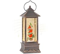 Cardinal Snow Globe, 12 Inch Musical Snow Globe Lantern, Lighted Christmas Snow Globes with Swirling Glitter, USB and Battery Operated Lantern for Home Decor, Christmas Decoration