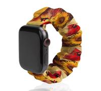 Cardinal Sunflower Birds Watch Band Compatible with IWatch Bands Series 6 5 4 3 2 1 Elastic Replacement Wristband