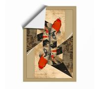 Cardinal Symmetry Eclectic Unframed Wall Art Print A1 (84.1×59.4cm), Wall Decor for Living Room, Bedroom, Office & Home, Art Gift