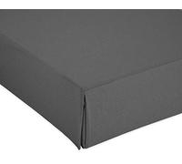 Cardinal Textile Smooth Bed Cover, Grey, 150 cm Bed