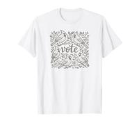 Cardinal Vote Design Vintage Bird Democracy Art T-Shirt