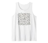Cardinal Vote Design Vintage Bird Democracy Art Tank Top