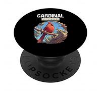 Cardinal Whisperer Cardinals Cardinal Bird PopSockets Adhesive PopGrip