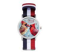 Cardinal Whisperer Custom Quartz Watches Arabic Numerals Wrist Watch with Adjustable Strap for Men Women
