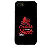 Cardinals Appear When Angels Are Near Bird Lovers Quote Case for iPhone SE (2020) / 7/8