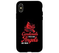 Cardinals Appear When Angels Are Near Bird Lovers Quote Case for iPhone X/XS