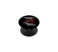 Cardinals Appear When Angels are near Clothing PopSockets Adhesive PopGrip