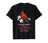 Cardinals Appear When Angels are Near Memorial Gift T-Shirt
