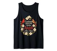 Cardinals Appear When Angels are Near Memorial Gift Tank Top