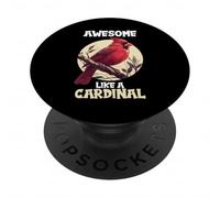 Cardinals Awesome like a Cardinal Bird PopSockets Adhesive PopGrip