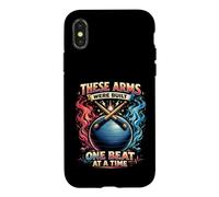 Cardio Drumming These Arms Were Built One Beat At A Time Case for iPhone X/XS