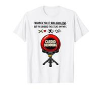 Cardio Drumming Warned You Grabbed The Sticks Anyway Value Graphic T-Shirt, Men, White, M
