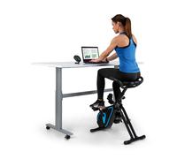 Cardio Indoor Exercise Bike Fitness Sports Desk Home Workout Trainer Black
