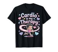 Cardio is My Therapy Runner Heart Trail T-Shirt