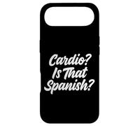 Cardio Is That Spanish Fitness Humor Weightlifter Case for iPhone Air