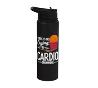 Cardio Workout Gym Class Squad No Crying Cardio Drumming Stainless Steel Insulated Water Bottle