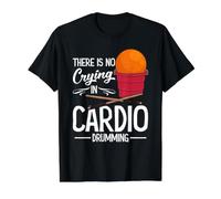 Cardio Workout Gym Class Squad No Crying Cardio Drumming Value Graphic T-Shirt, Men, Black, XL