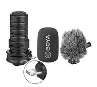 Cardioid Lightning Microphone for iPhone X Vlog, BOYA DM200 Digital MFI Lightning Mic with Superb Sound for iPhone 11 8 7 7plus iPad iPod Touch iOS Recording YouTube Video Vblog Livestream