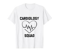 Cardiologist Design for Heart Surgeon - Cardiology Squad Value Graphic T-Shirt, Men, White, S