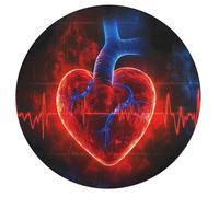 Cardiologist Heartbeat Wooden Jigsaw Puzzles for Adults Brain-Teasing Game Idea Puzzle Gift for Unisex