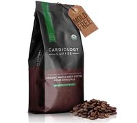 Cardiology Coffee Decaffeinated Coffee Beans - USDA Certified 12oz Premium Whole Bean Coffee Medium Roast - Decaffeinated Espresso Beans with Decaffeinated Swiss Water and