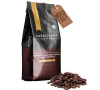 Cardiology Coffee Whole Bean Light Roast Coffee - Cardiologist Founded Heart Healthy Coffee - USDA Organic Hand-Selected Coffee from Honduras - Non-GMO Tested for Mycotoxins & Pesticides - 12 Ounces