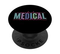 Cardiology Medical Assistant Funny Cardiac Nurse PopSockets Adhesive PopGrip