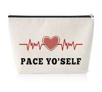Cardiology Nurse Gift Cosmetic Bag Heart Doctor Gift Cardiologist Gifts Funny Nurse Week Gifts for RN Nurse Appreciation Gifts Travel Bag Nurse Graduation Birthday Presents Ideas Zipper Pouch