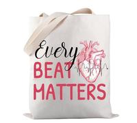 Cardiology Tote Bag Every Beat Matters Tote Bag Cardiac Nursing Gift Heart Flow Anatomy Gift Cardiologist Gift (Every Beat Matters TOTE)
