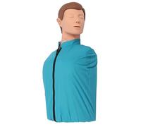 Cardiopulmonary Resuscitation Training Mannequin Rubber Half Body Artificial Respiration Human Model for First Aid Training Patient Education Teaching