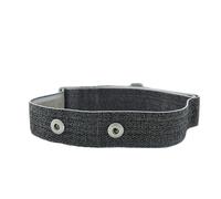 CARDIOSPORT Heart Rate Monitor Replacement Soft Belt, Grey, Size S - XL | Compatible with Garmin HRM Dual, Wahoo TICKR, Cardiosport, Peloton, Decathlon. Fabric soft electrodes.
