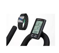 CARDIOSPORT Indoor Exercise Bike Wireless Computer with Heart Rate Monitor Armband Sensor: Waterproof, Large Backlit Display, Cycling Odometer, RPM, Heart Rate, Calories, ANT+ Connectivity