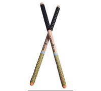 CardioStix 8.5oz Cardio Drum Sticks Per Set (1 Pair of Sticks Only) Weighted Double Grip Premium American Hickory Wood (DW#2) - 1 Pair Only